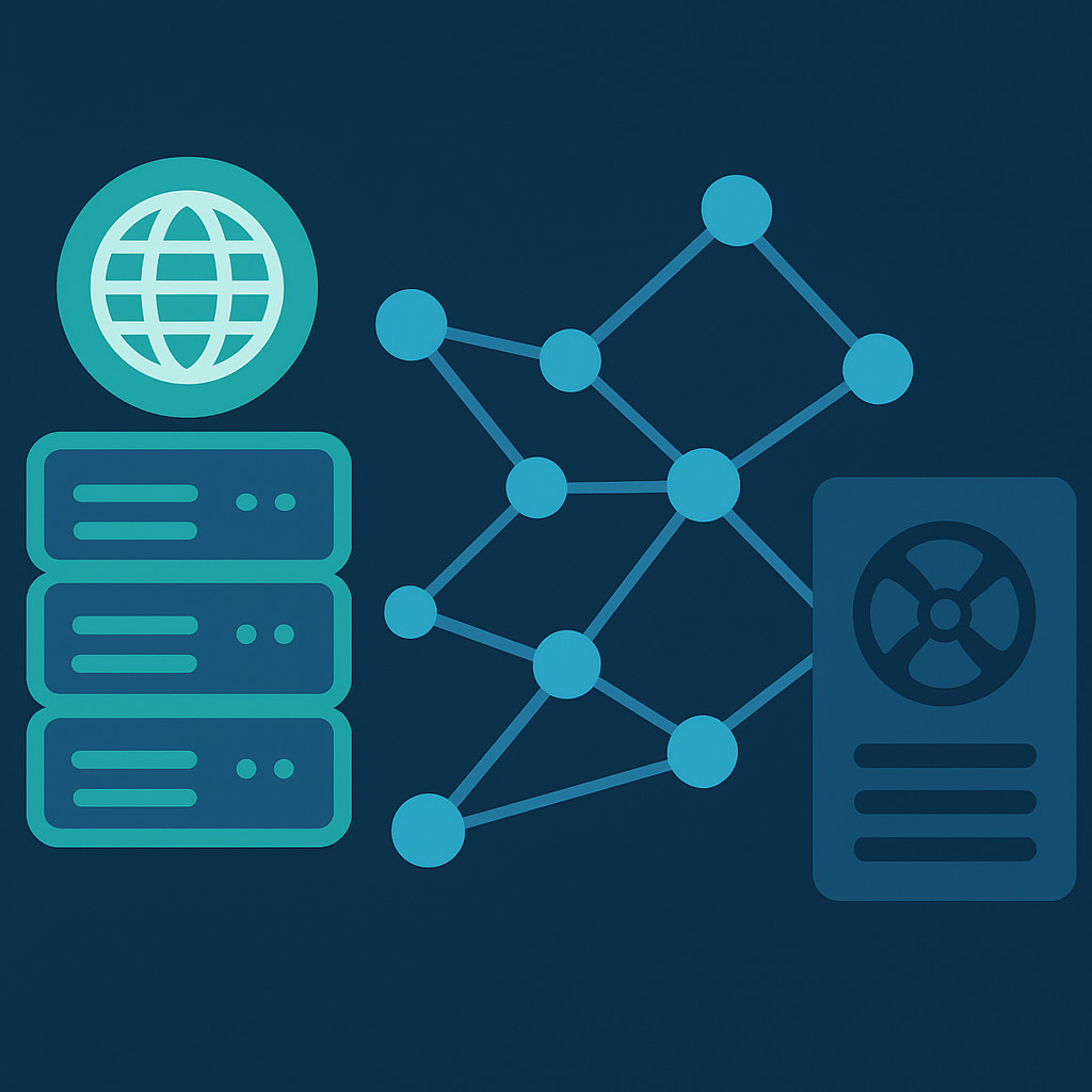 DNS propagation visualization showing TTL countdown and global nameserver synchronization process